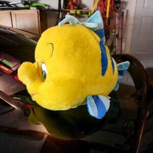 Disney Flounder Plush Little Mermaid Huge Stuffed Animal
